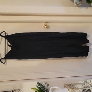 Old Navy crop length linen blend jumpsuit